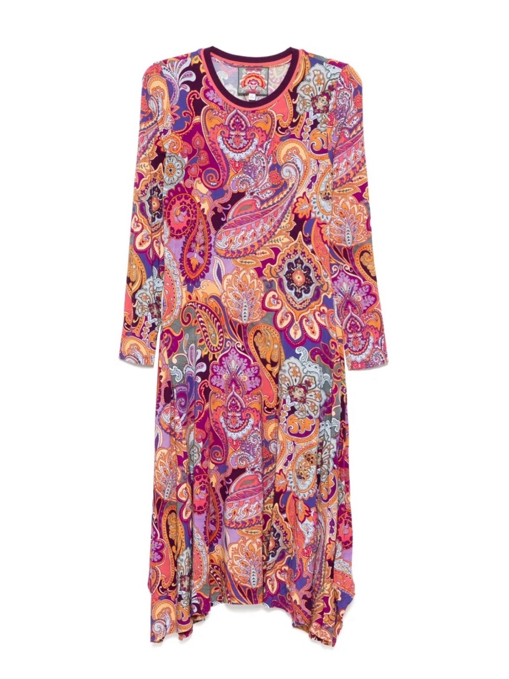 Johnny Was Janie Favorite Long sleeved Paisley Midi Dress NWT
